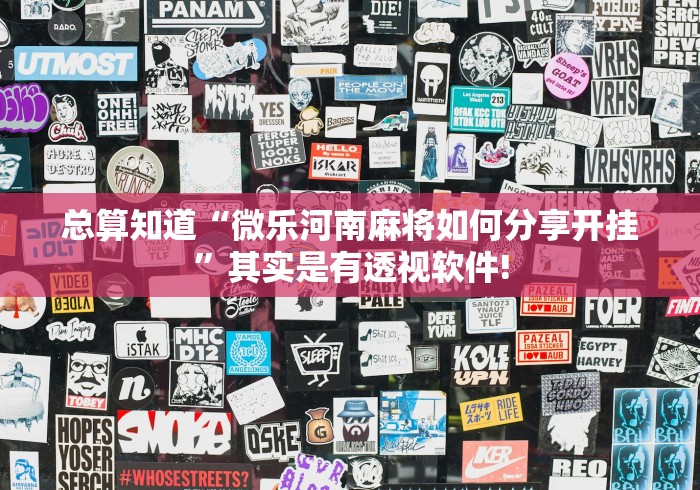 总算知道“微乐河南麻将如何分享开挂”其实是有透视软件!