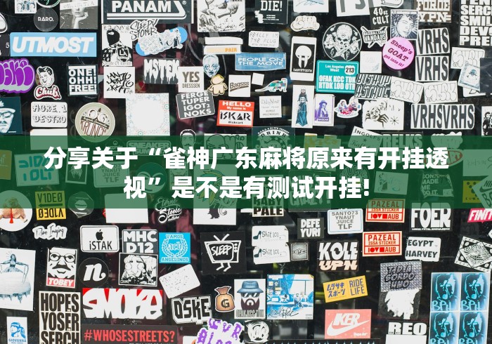 分享关于“雀神广东麻将原来有开挂透视”是不是有测试开挂!