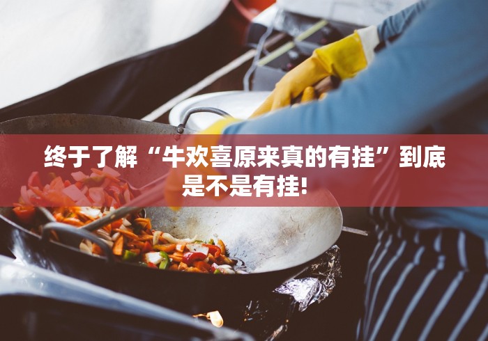 终于了解“牛欢喜原来真的有挂”到底是不是有挂!