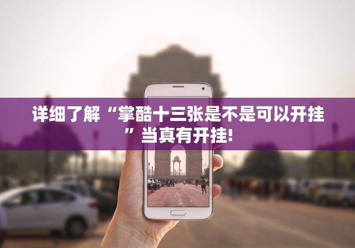 详细了解“掌酷十三张是不是可以开挂”当真有开挂!